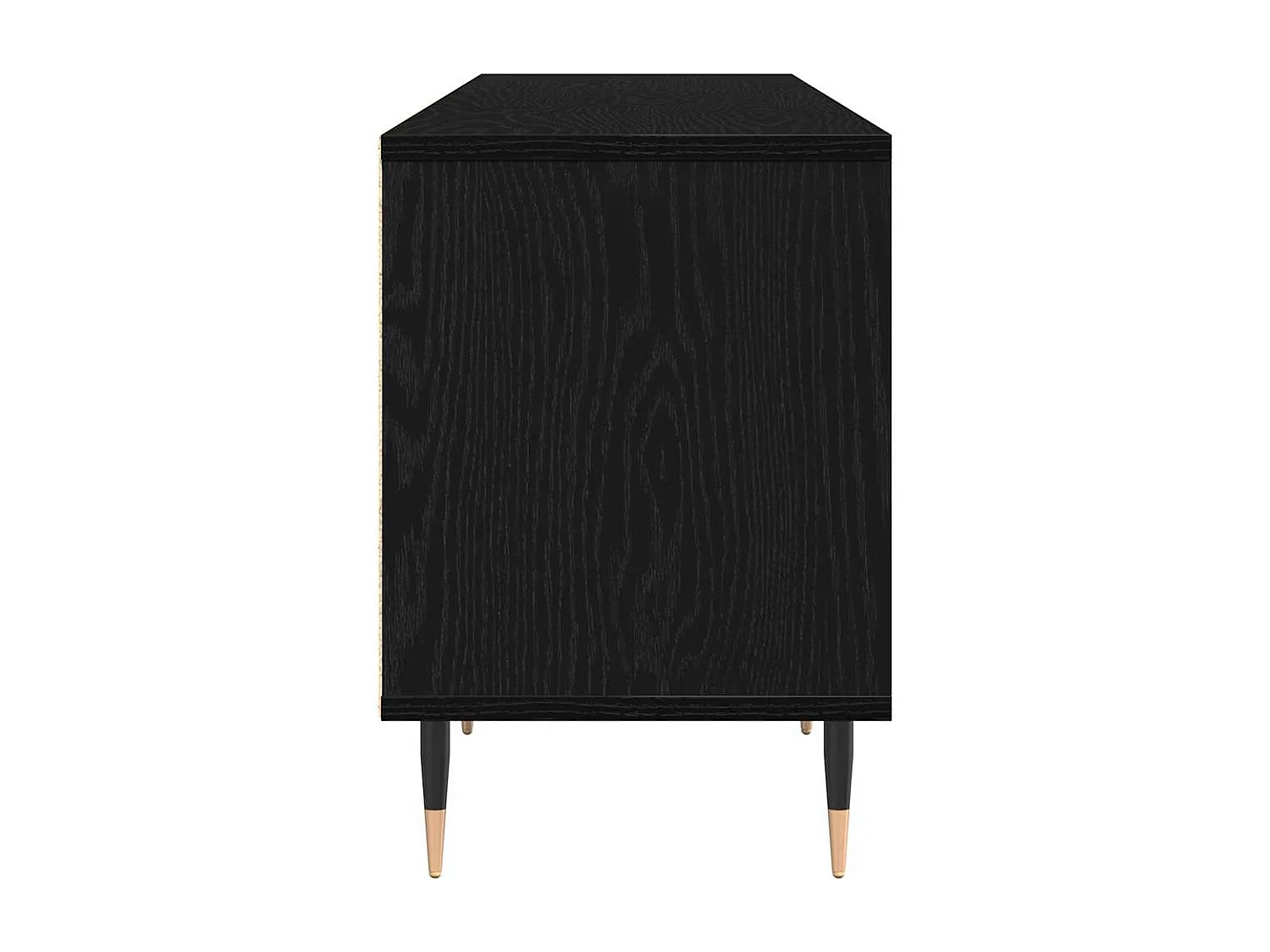 Meuble TV Chêne noir 150 x 30 x 44.5 cm Bois d'ingénierie