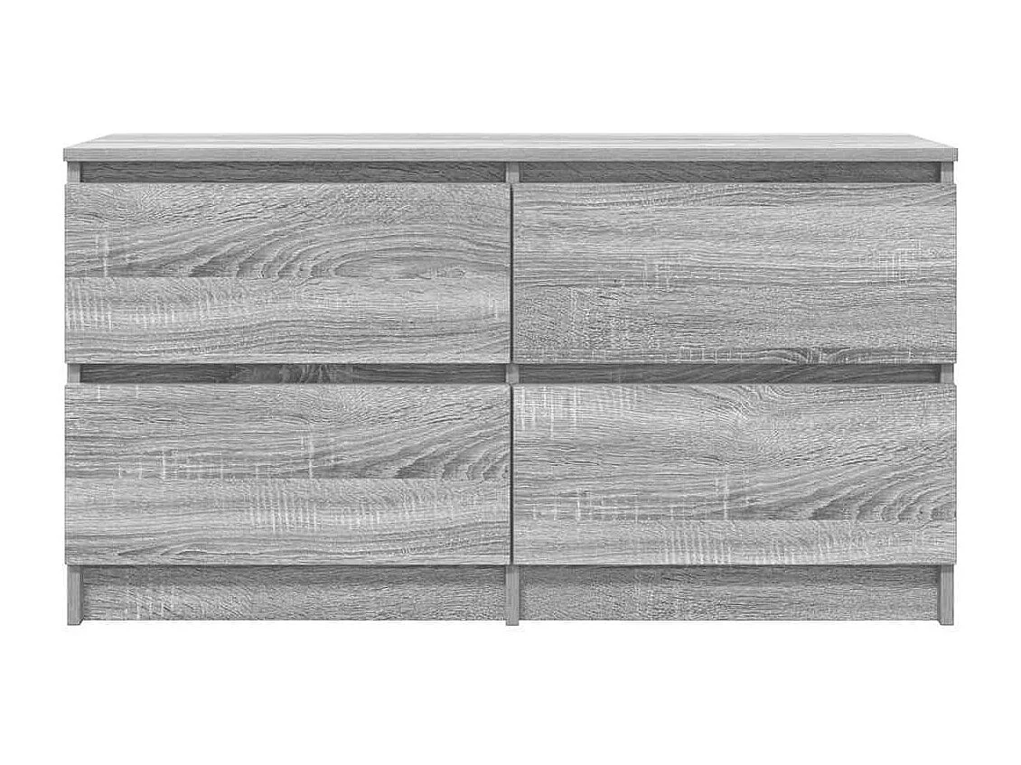 Meuble TV sonoma gris 100x35x54 cm bois d'ingénierie