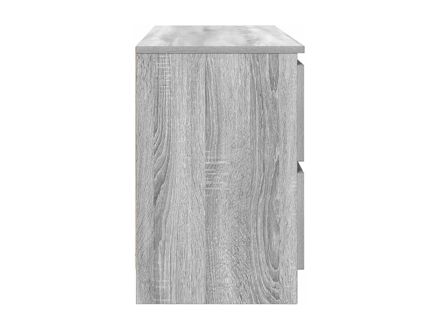 Meuble TV sonoma gris 100x35x54 cm bois d'ingénierie