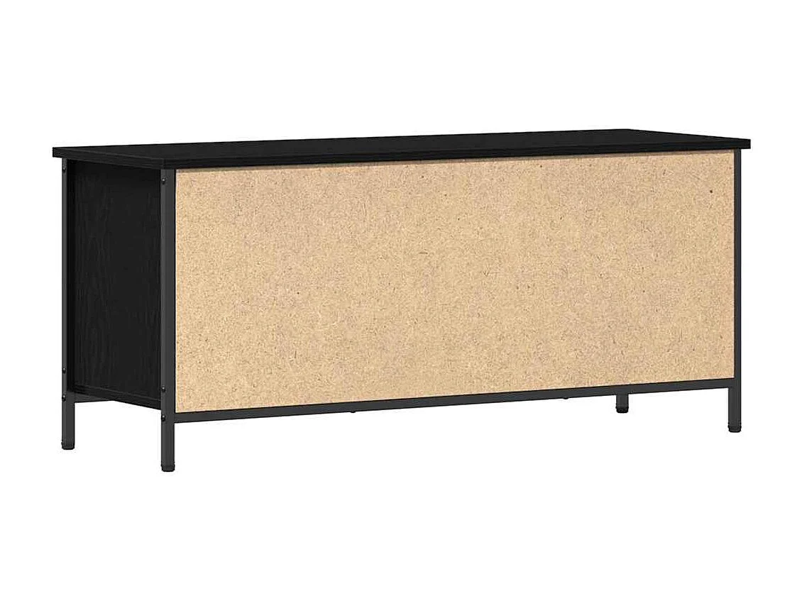 Meuble TV Chêne noir 100 x 35 x 45 cm Bois d'ingénierie