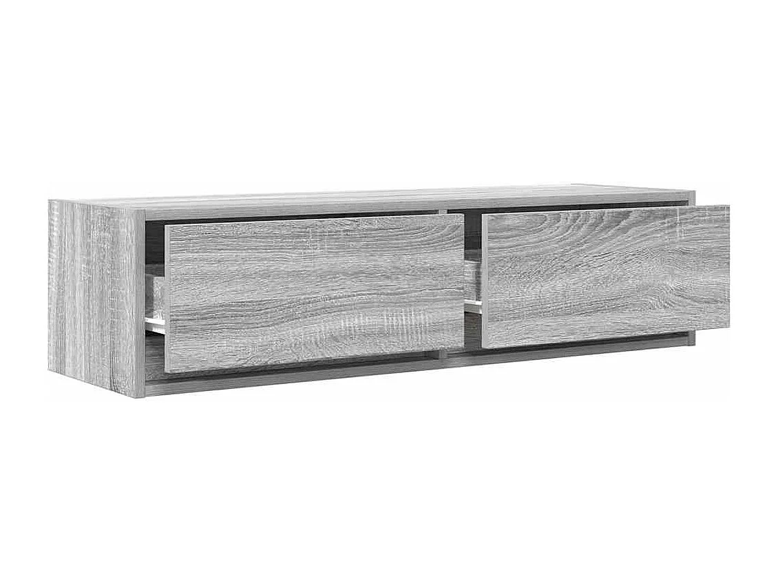 Meuble TV Sonoma gris 100 x 31 x 25.5 cm Bois d'ingénierie