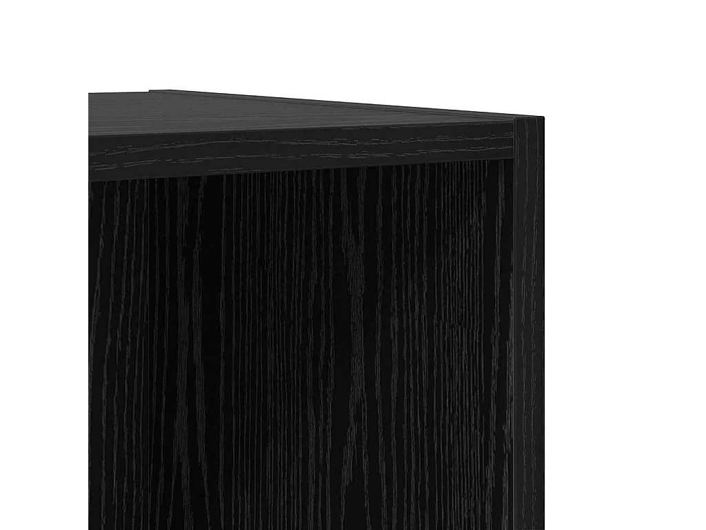 Gabinete para TV 4 peças Preto 37 x 35 x 37 cm Madeira processada