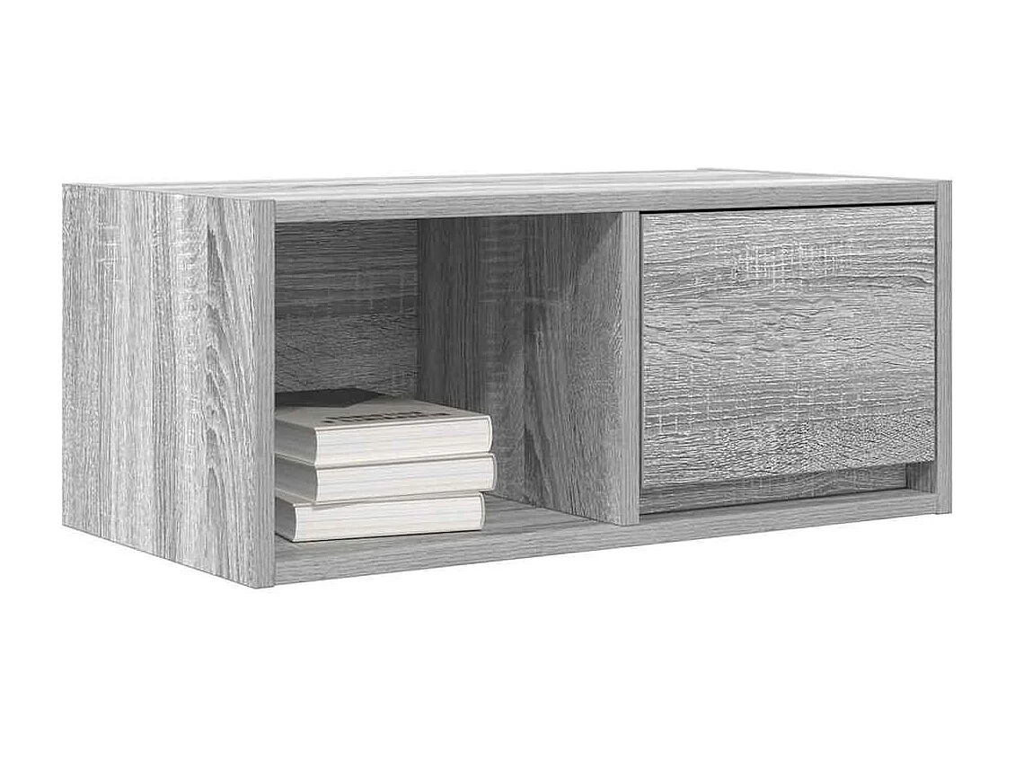 Meubles TV 2 pièces sonoma gris 60x31x25,5 cm bois d'ingénierie