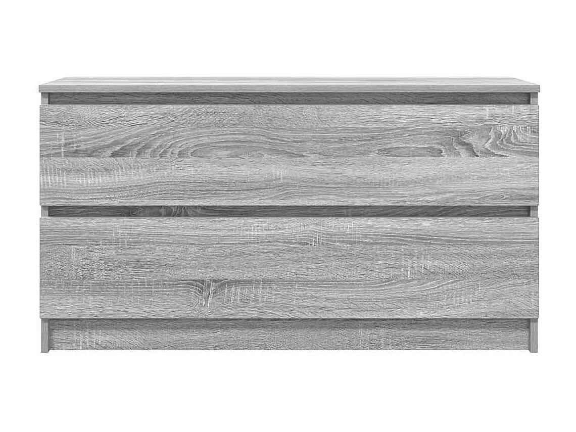 Meuble TV sonoma gris 100x35x54 cm bois d'ingénierie
