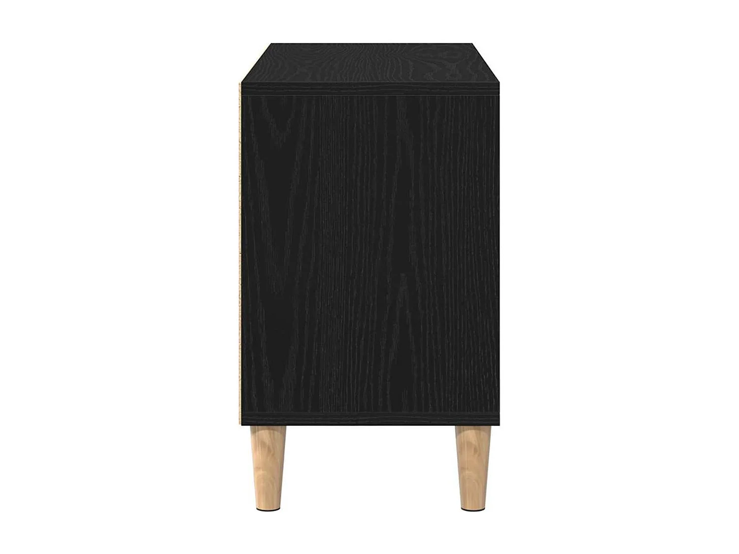 Meuble TV Noir 69.5 x 30 x 50 cm Bois d'ingénierie