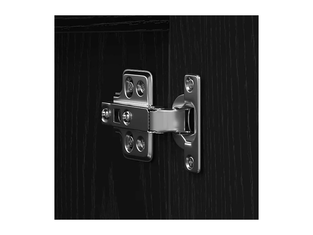 Meuble TV Chêne noir 200 x 25 x 44 cm Bois d'ingénierie