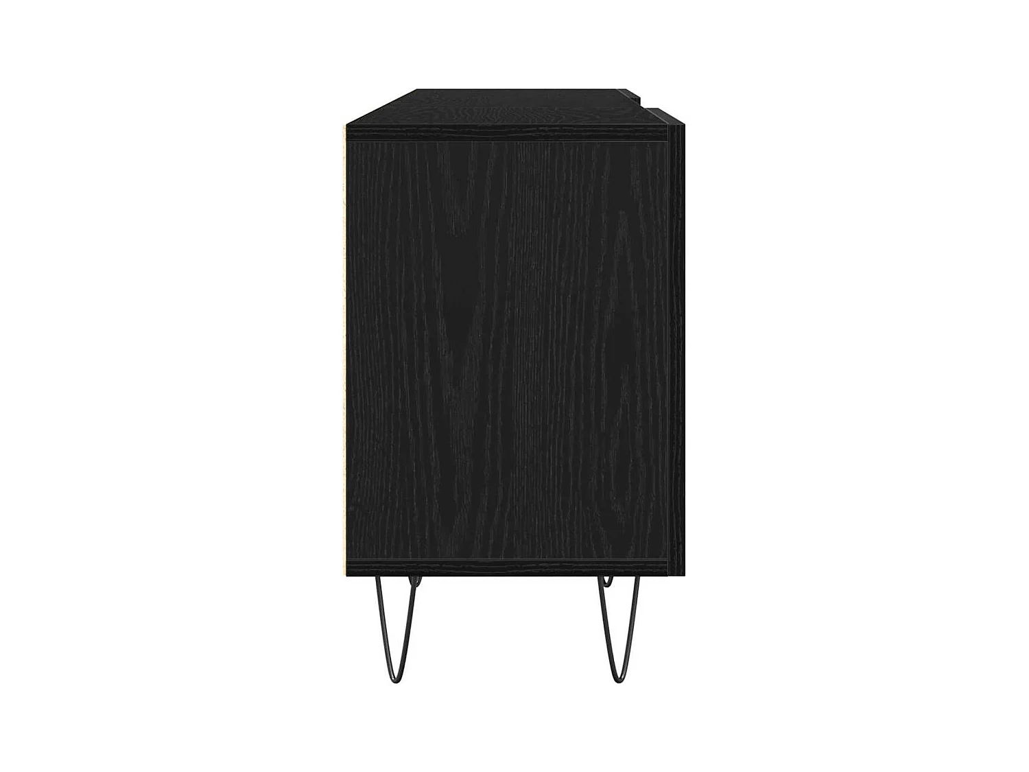 Meuble TV Chêne noir 150 x 30 x 50 cm Bois d'ingénierie
