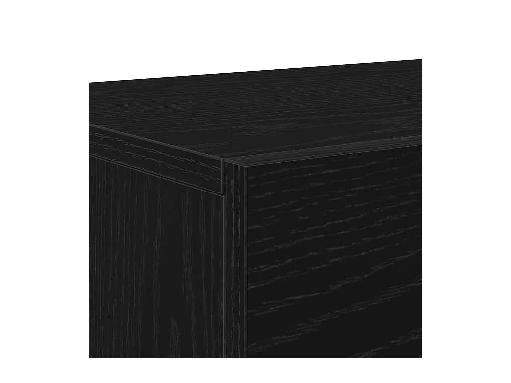 Meuble TV Chêne noir 150 x 30 x 50 cm Bois d'ingénierie
