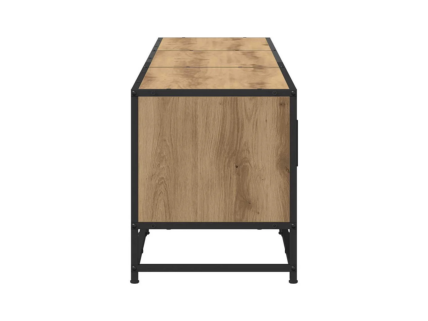 Meuble TV chêne artisanal 240 x 35 x 41 cm Bois d'ingénierie