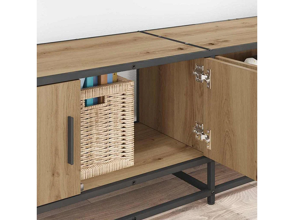 Gabinete de TV Roble artisan 240 x 35 x 41 cm