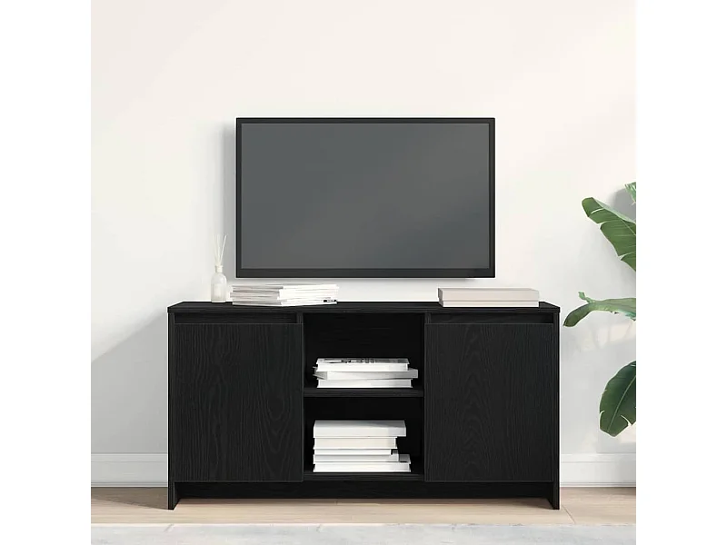 Soporte de TV Negro 102 x 37.5 x 52.5 cm Madera contrachapada