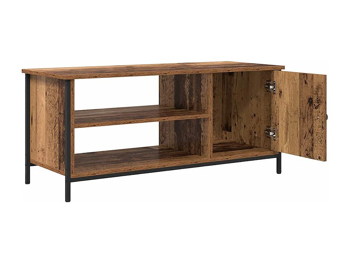 Meuble TV Bois ancien 100 x 40 x 45 cm Bois d'ingénierie