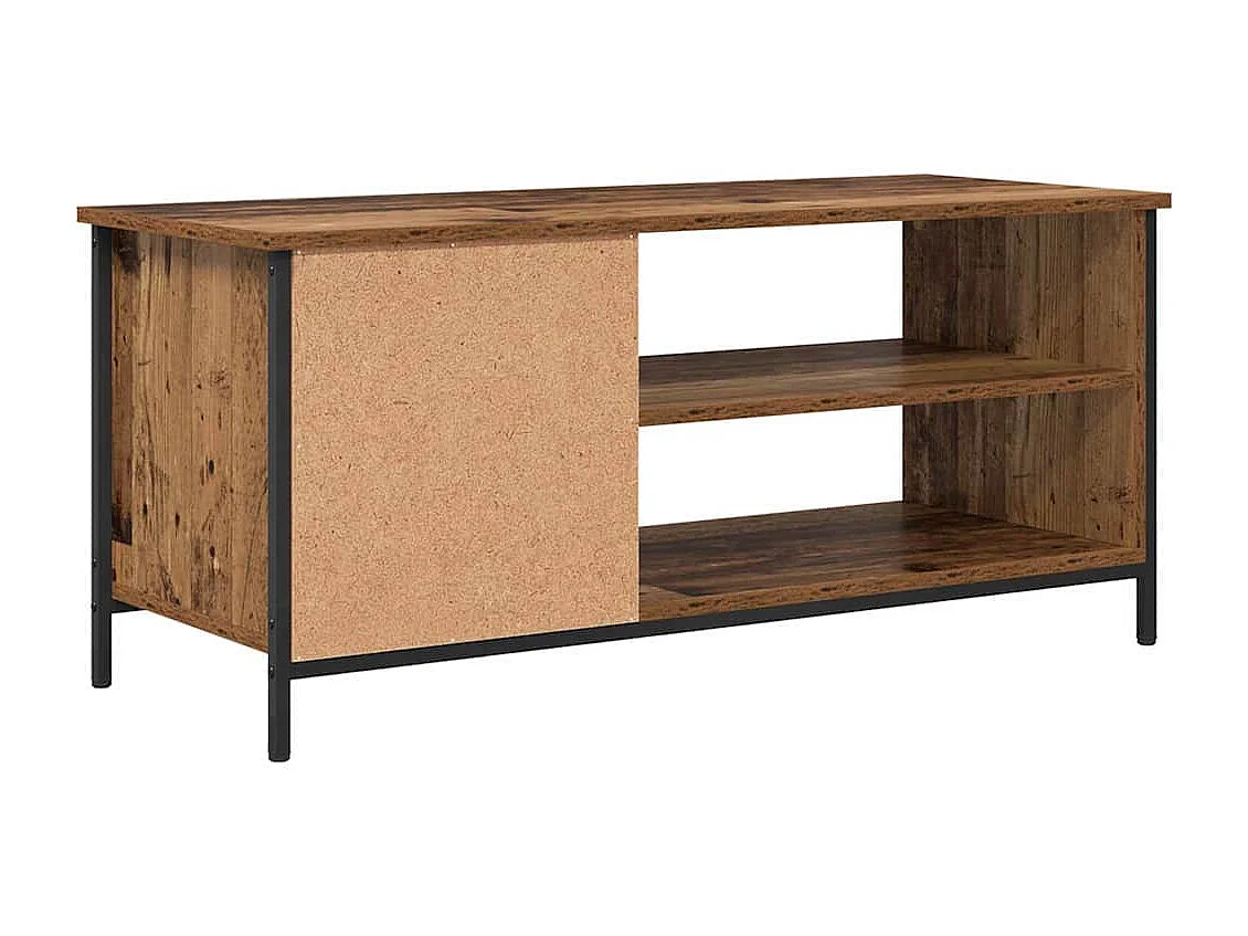 Meuble TV Bois ancien 100 x 40 x 45 cm Bois d'ingénierie