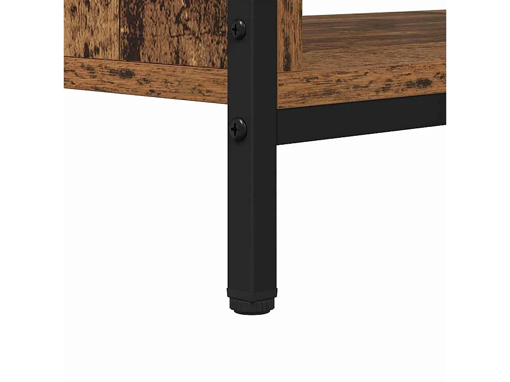 Meuble TV Bois ancien 100 x 40 x 45 cm Bois d'ingénierie