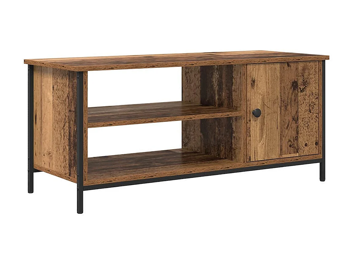 Meuble TV Bois ancien 100 x 40 x 45 cm Bois d'ingénierie