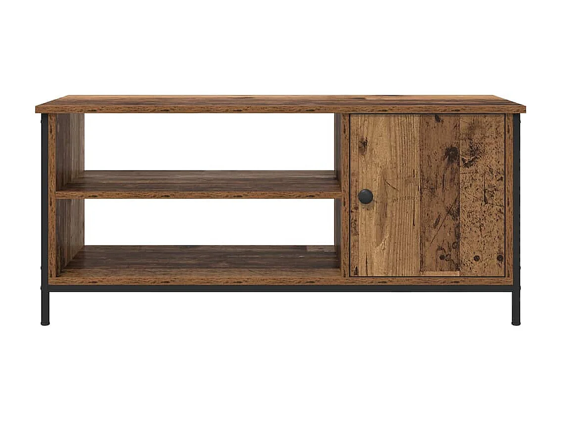 Meuble TV Bois ancien 100 x 40 x 45 cm Bois d'ingénierie