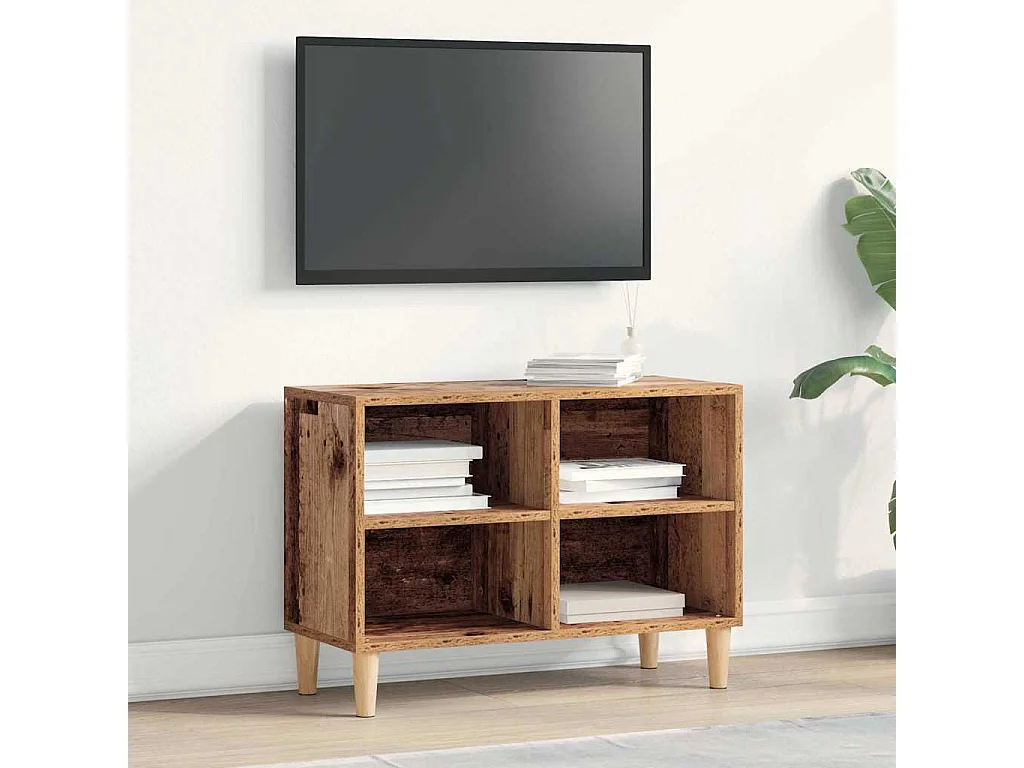 Meuble TV Marron 69.5 x 30 x 50 cm Bois d'ingénierie