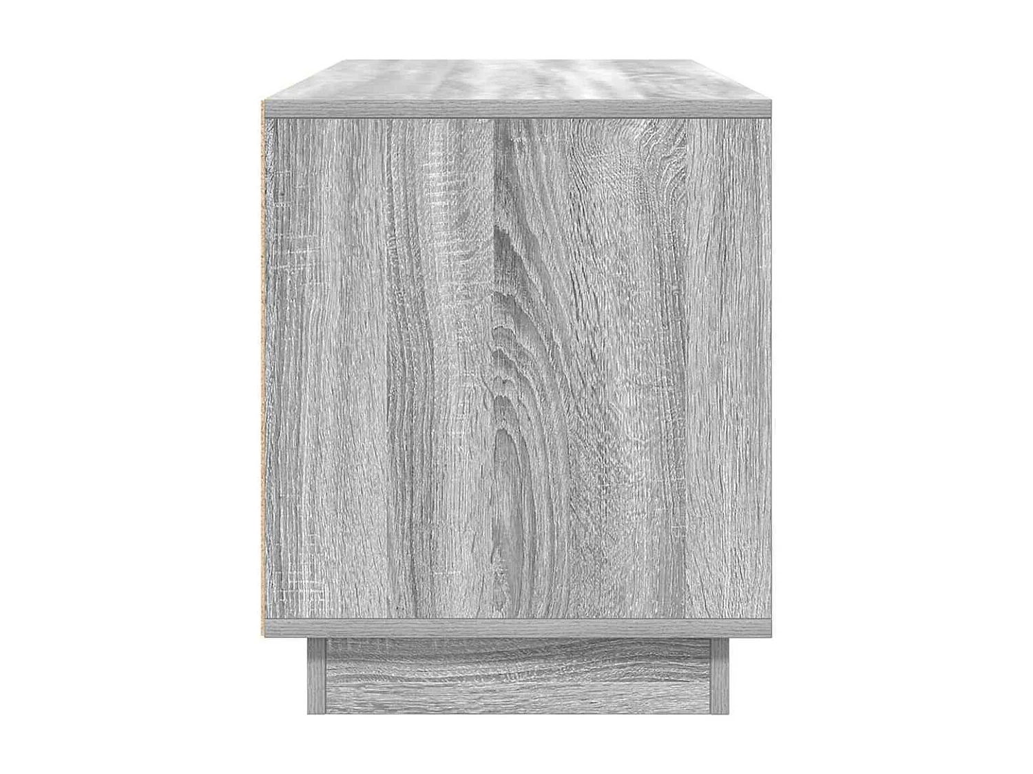 Meuble TV avec lumières LED sonoma gris 100x41x50 cm