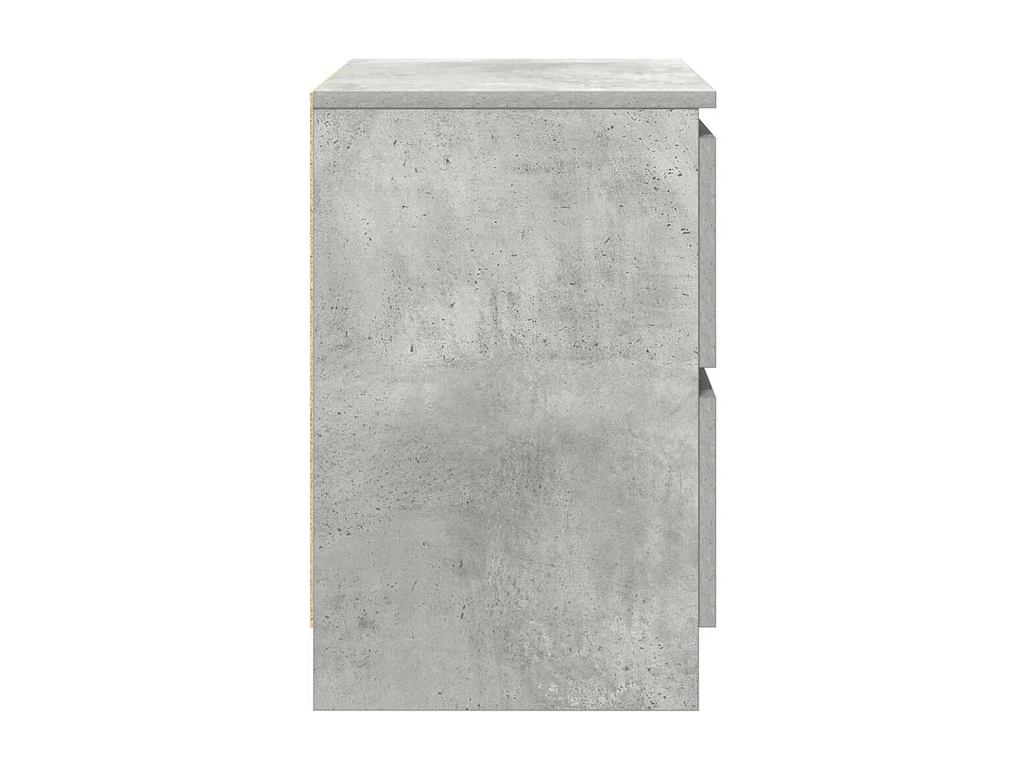 Meuble TV gris béton 40x35x54 cm bois d'ingénierie