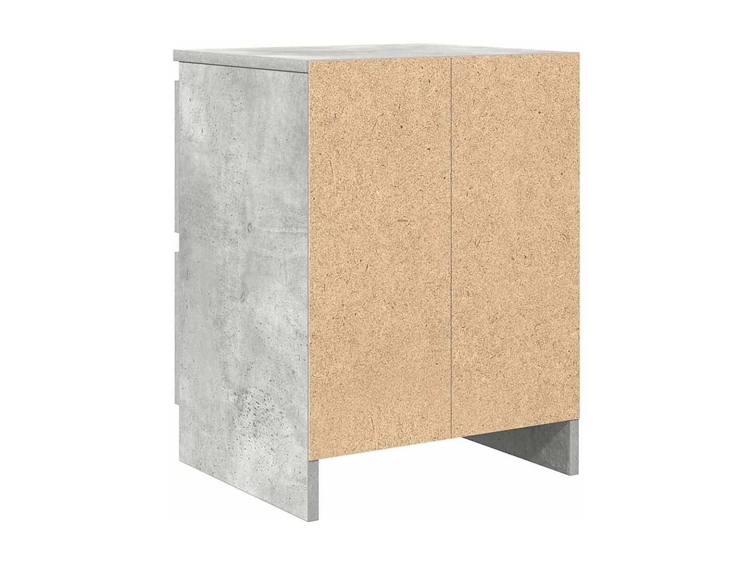 Meuble TV gris béton 40x35x54 cm bois d'ingénierie