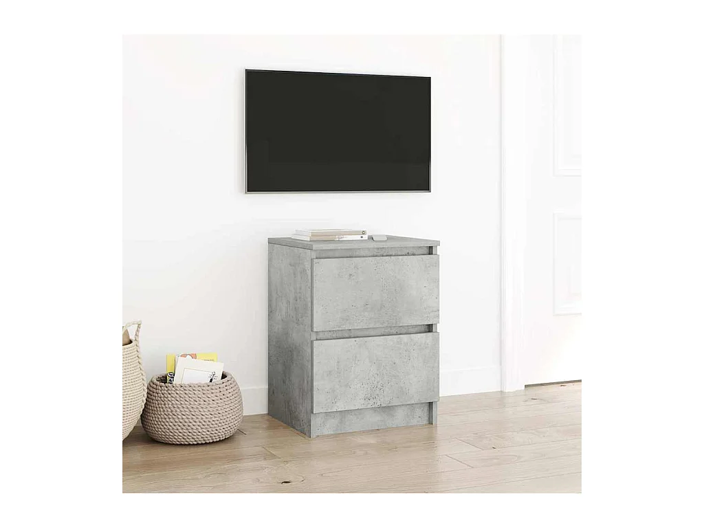 Móvel de TV 40x35x54 cm derivados de madeira cinzento cimento