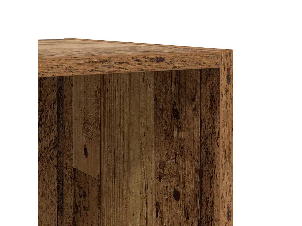 Meuble TV 4 pièces Marron 37 x 35 x 37 cm Bois d'ingénierie