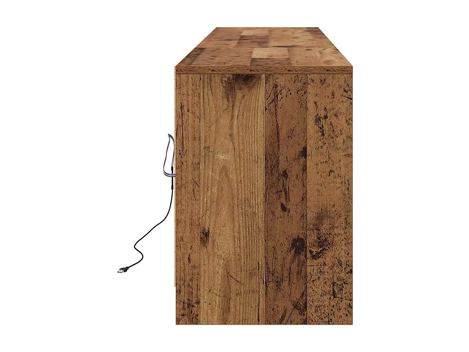 Meuble TV avec tiroir Marron 180 x 34 x 50 cm Bois d'ingénierie