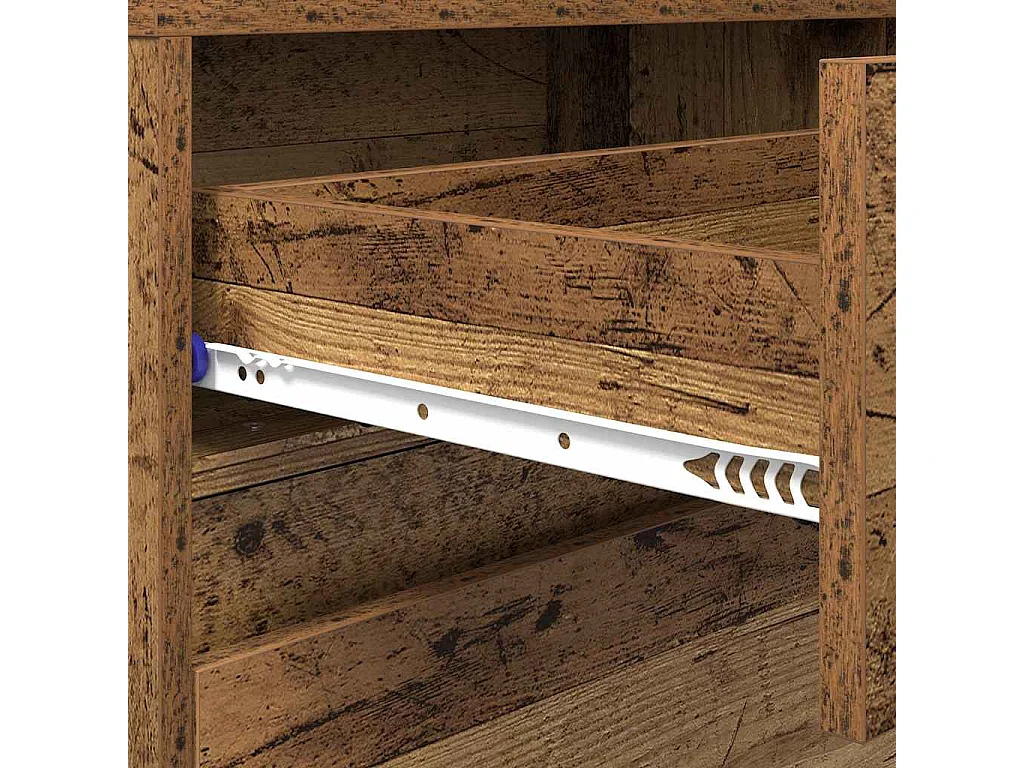 Meuble TV avec tiroir Marron 180 x 34 x 50 cm Bois d'ingénierie