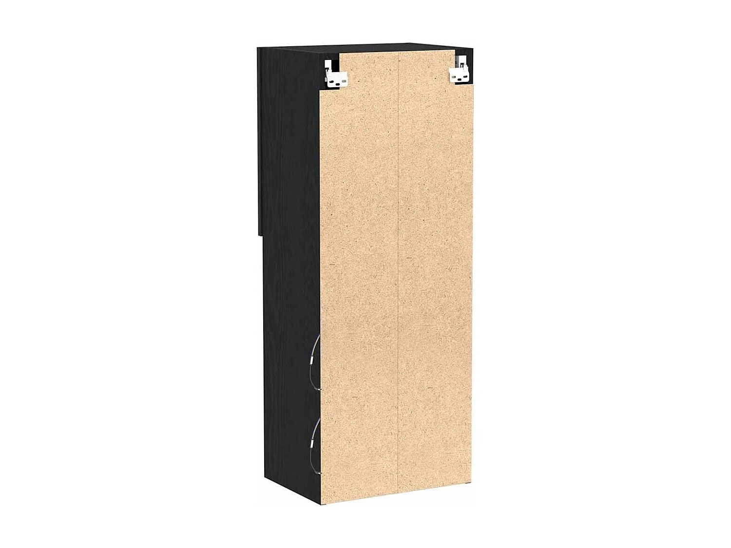 Meuble TV Chêne noir 40.5 x 30 x 102 cm Bois d'ingénierie