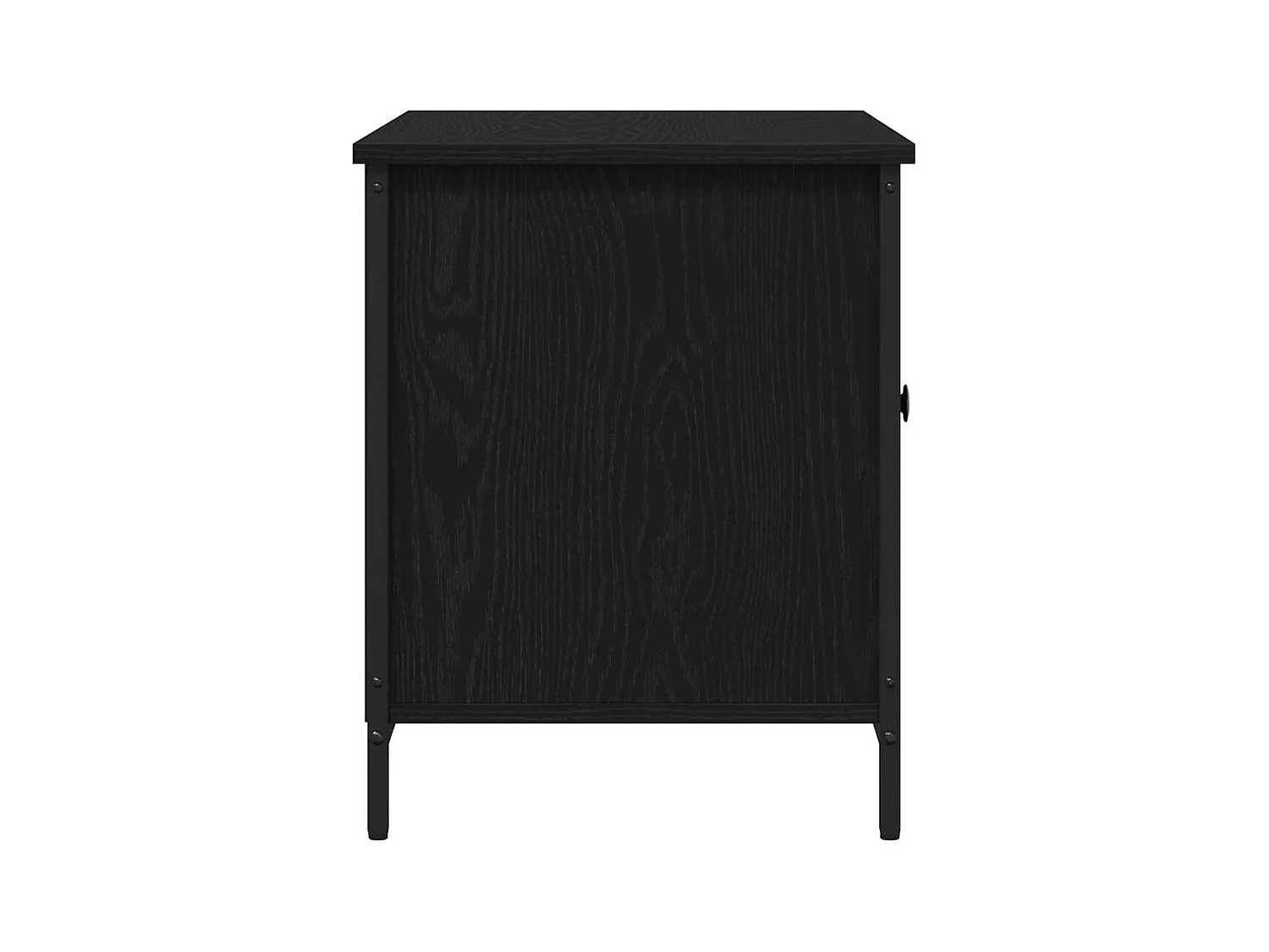 Meuble TV Chêne noir 80 x 40 x 50 cm Bois d'ingénierie