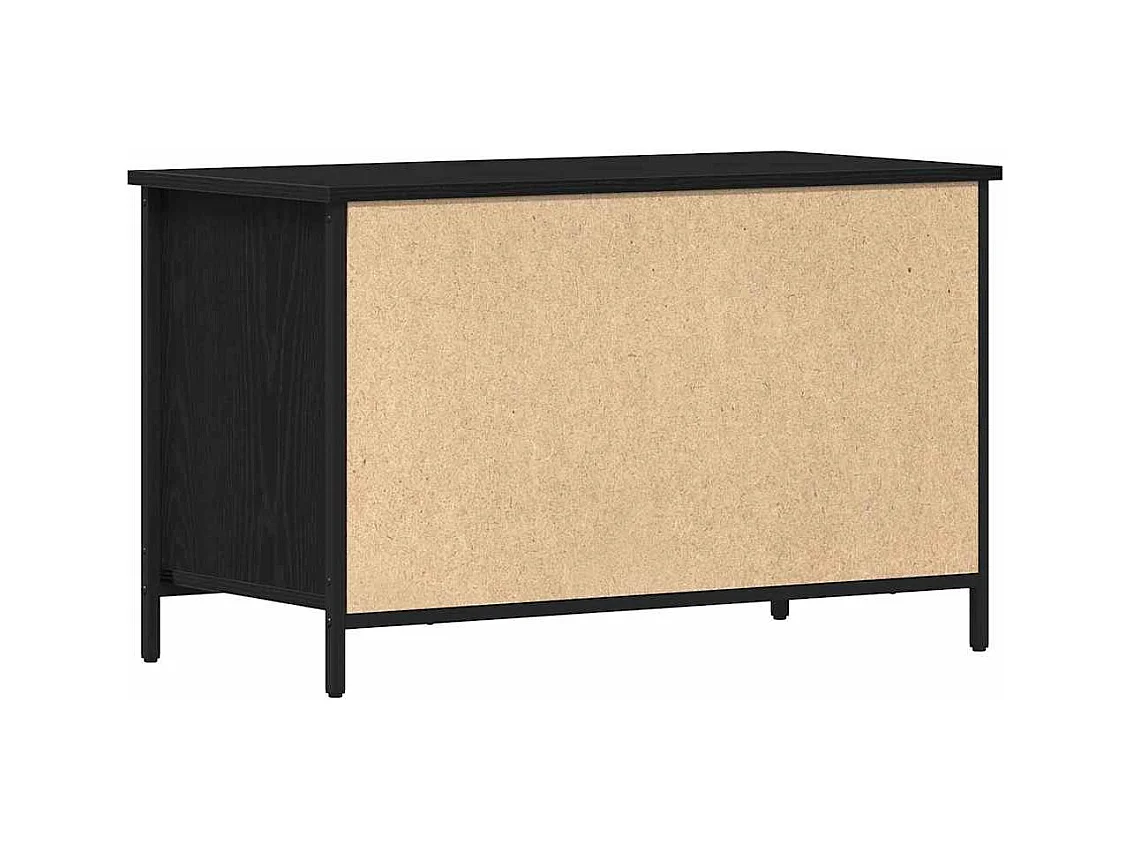 Meuble TV Chêne noir 80 x 40 x 50 cm Bois d'ingénierie