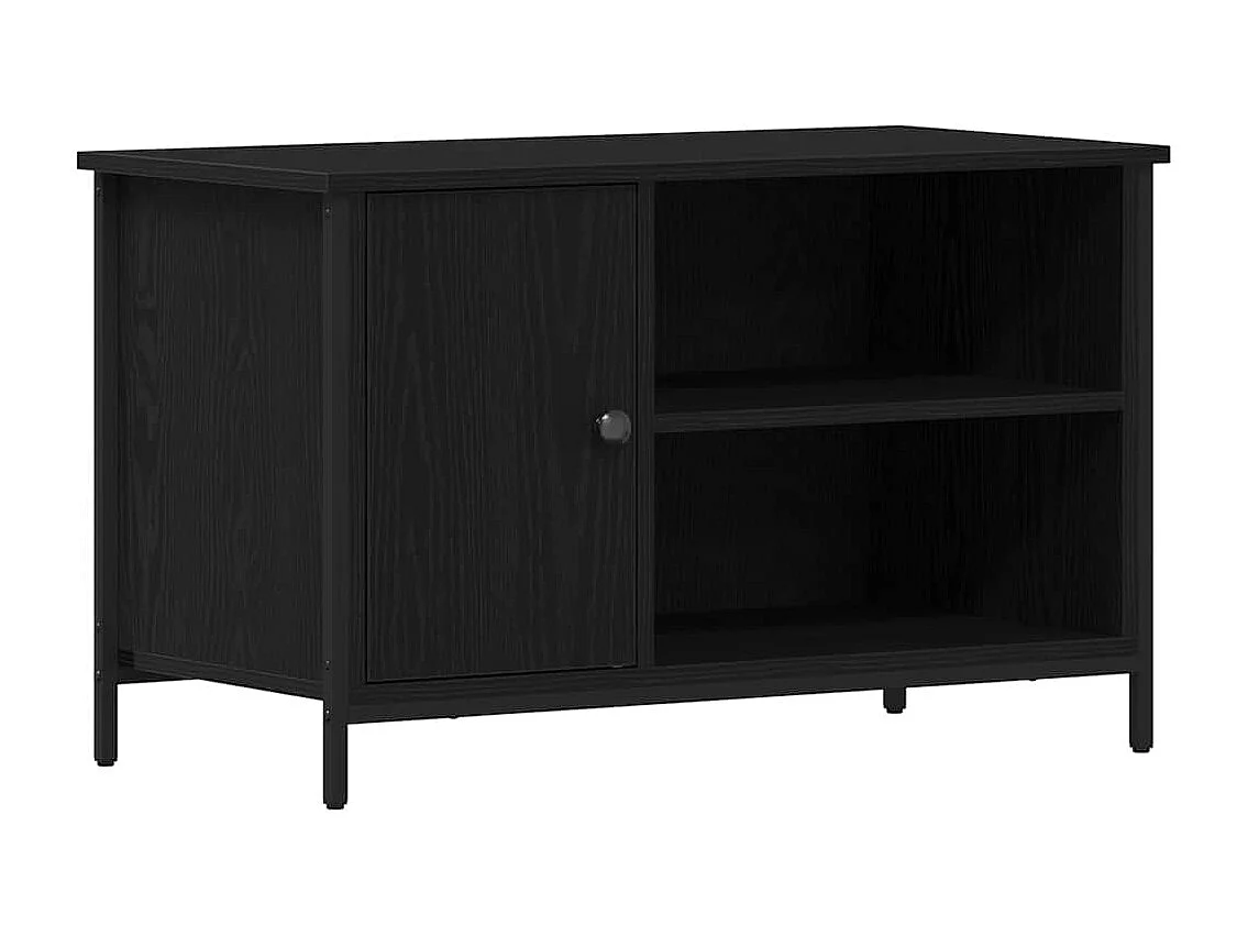 Meuble TV Chêne noir 80 x 40 x 50 cm Bois d'ingénierie