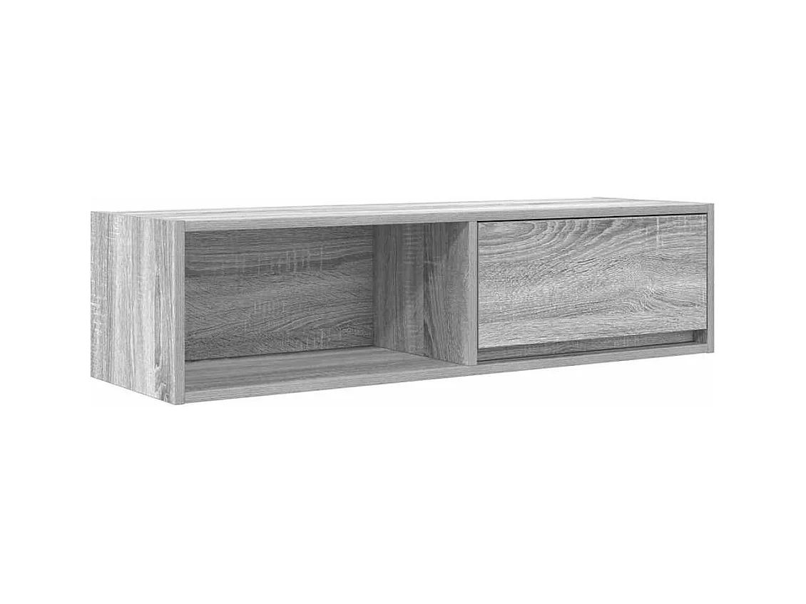 Meubles TV 2 pièces sonoma gris 100x31x25,5 cm bois d'ingénierie