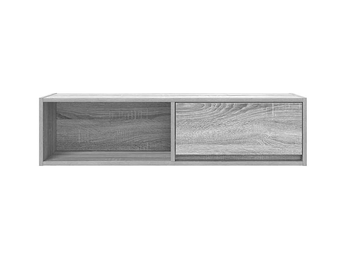 Meubles TV 2 pièces sonoma gris 100x31x25,5 cm bois d'ingénierie