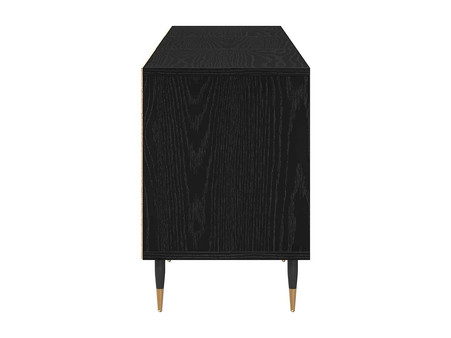 Meuble TV Chêne noir 150 x 30 x 44.5 cm Bois d'ingénierie