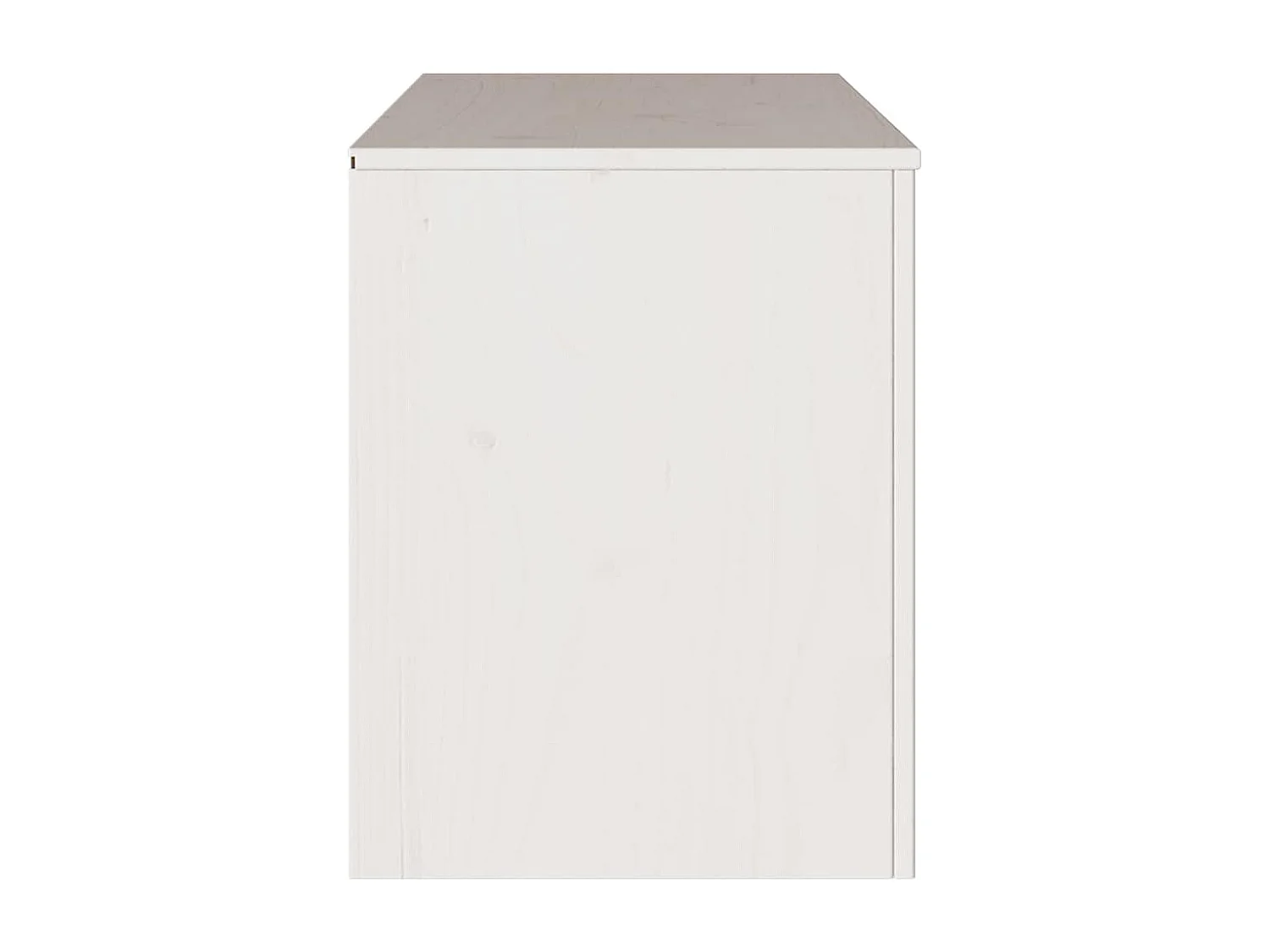 Meuble TV Drammen Blanc 99 x 43 x 55 cm Bois de pin massif