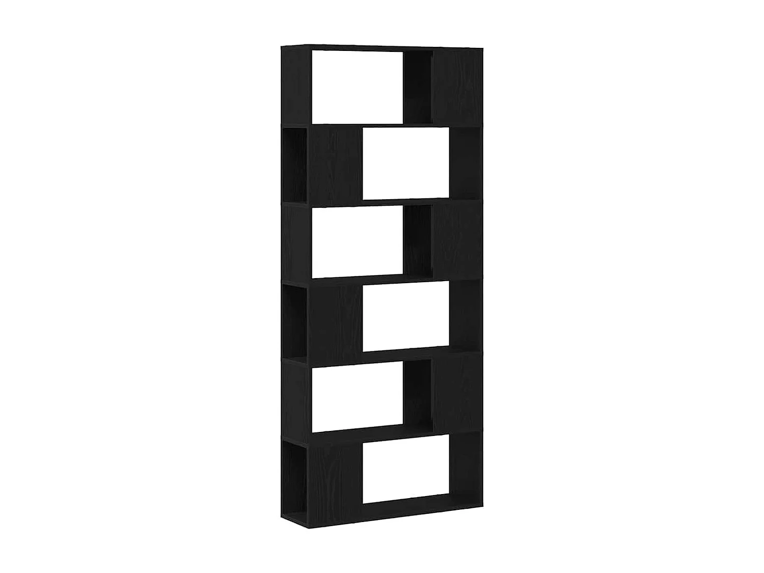 Meuble TV Noir 80 x 24 x 186 cm