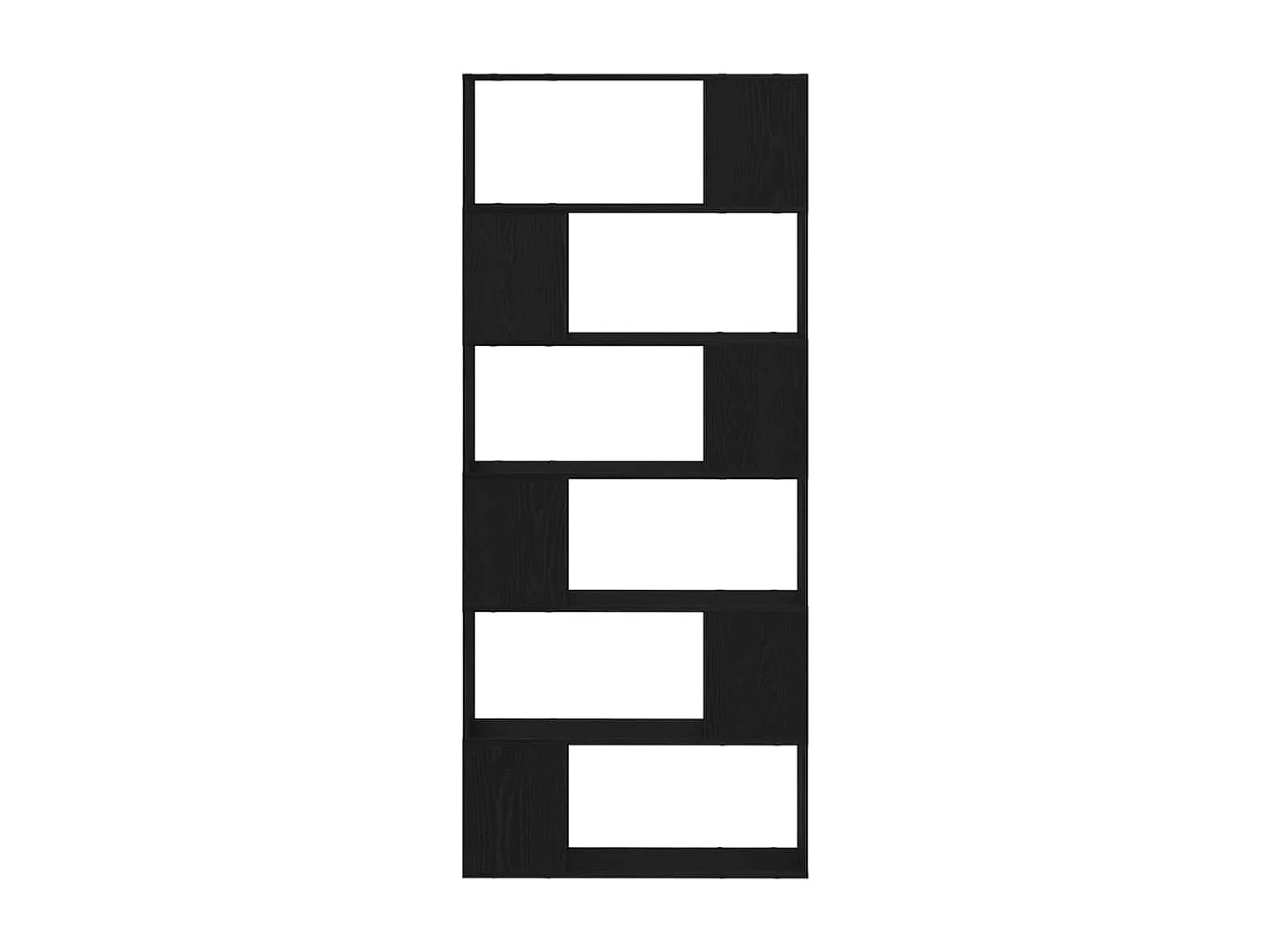 Meuble TV Noir 80 x 24 x 186 cm