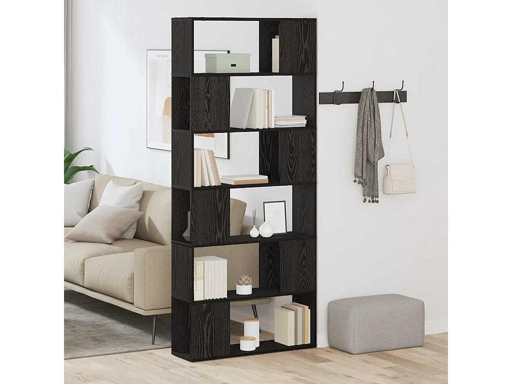 Meuble TV Noir 80 x 24 x 186 cm