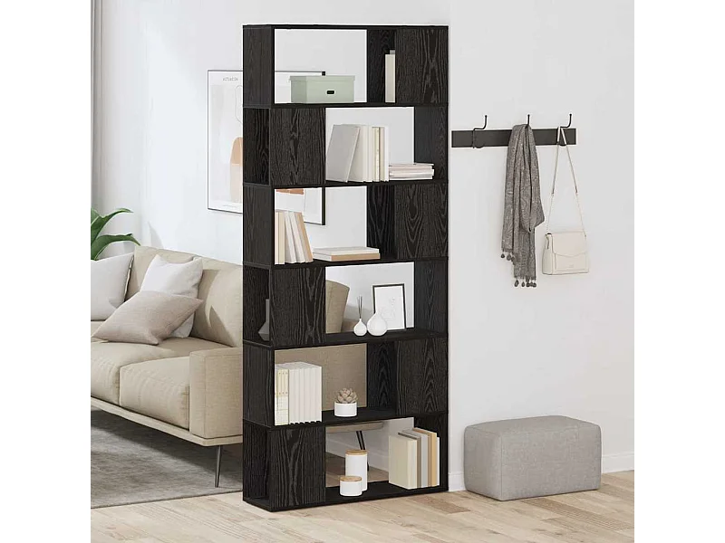 Meuble TV Noir 80 x 24 x 186 cm