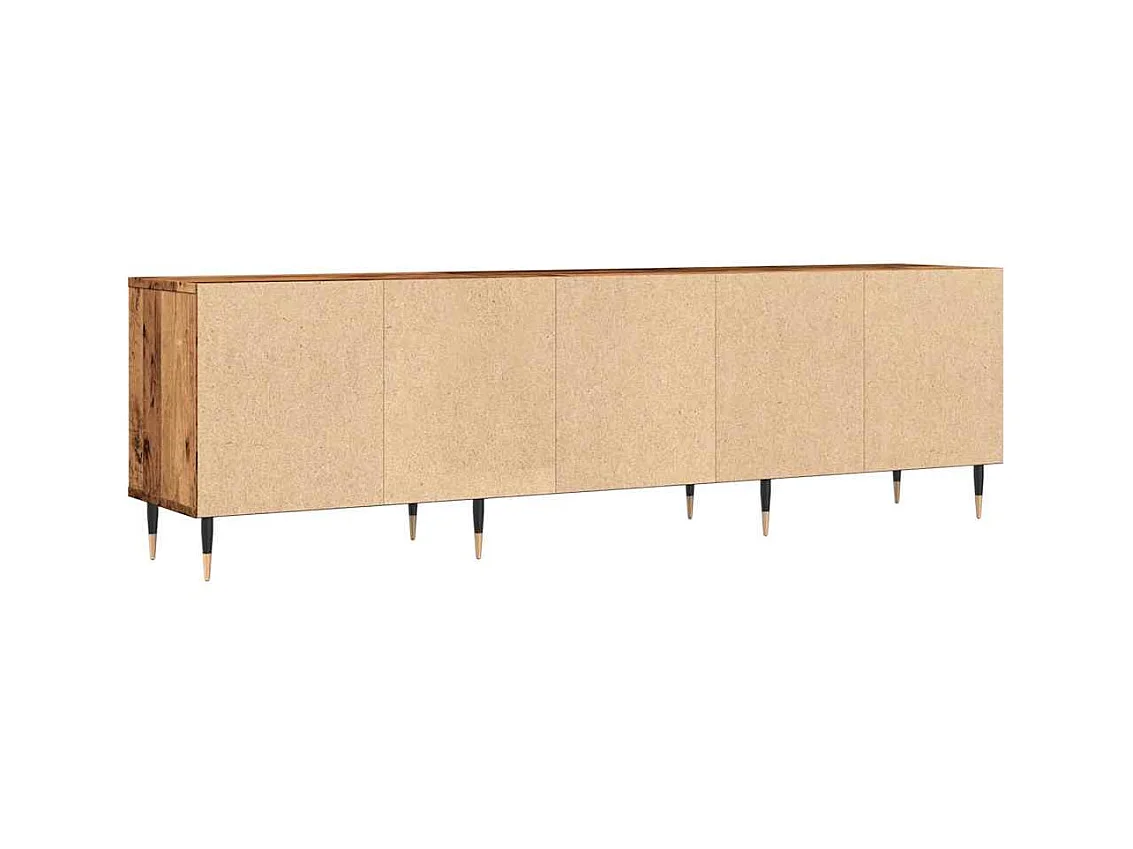 Meuble TV vieux bois 150x30x44,5 cm bois d'ingénierie