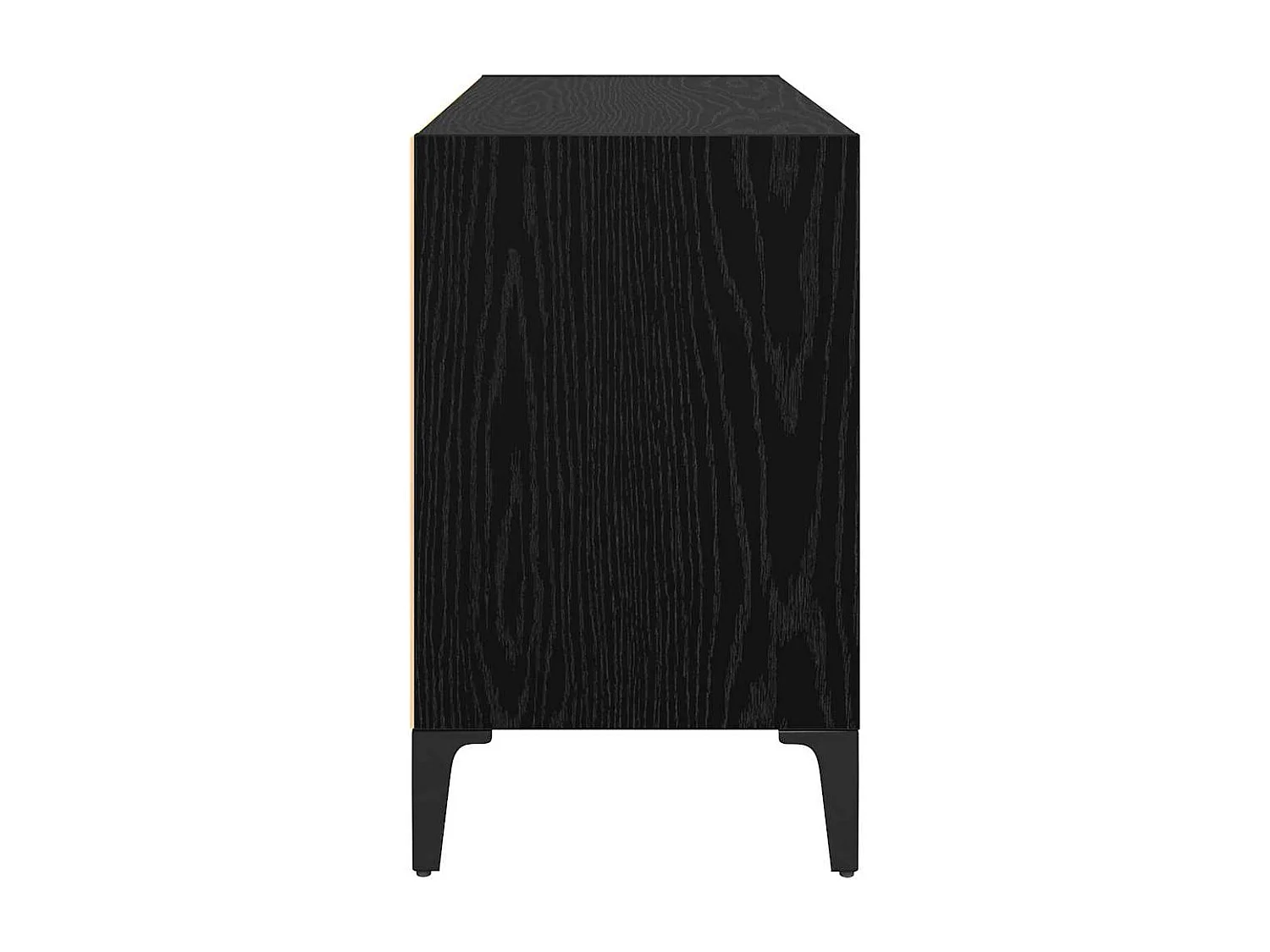 Meuble TV Noir 69.5 x 30 x 50 cm Bois d'ingénierie