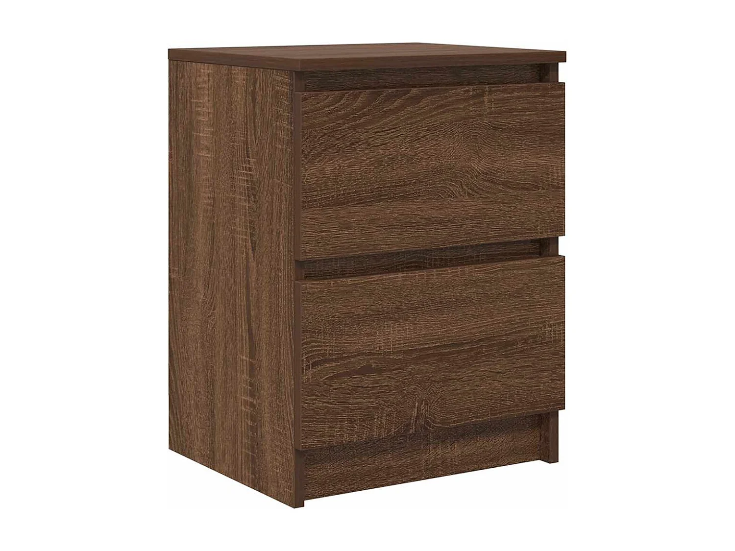 Meuble TV chêne marron 40x35x54 cm bois d'ingénierie