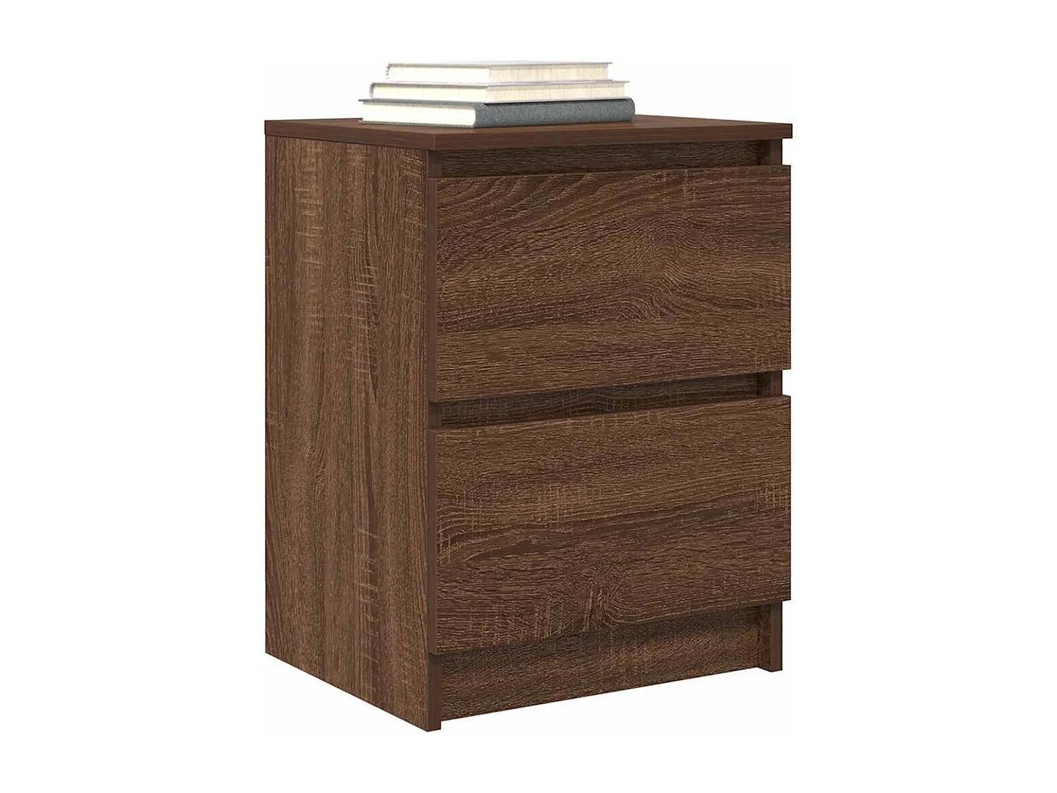 Meuble TV chêne marron 40x35x54 cm bois d'ingénierie