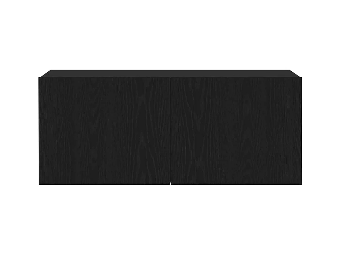 Meuble TV Chêne noir 100 x 30 x 41 cm Bois d'ingénierie