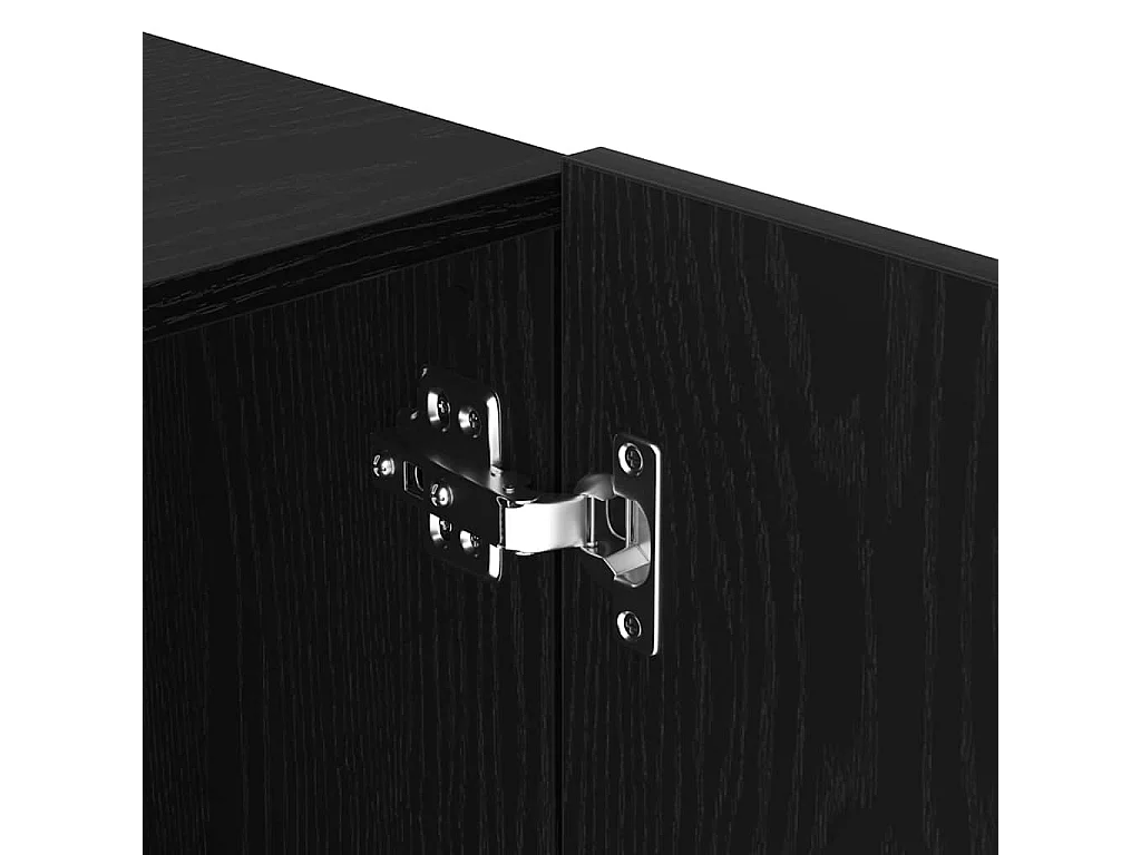 Meuble TV Chêne noir 100 x 30 x 41 cm Bois d'ingénierie