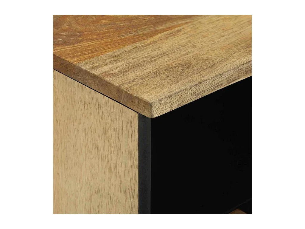 Meuble TV Marron 70 x 33 x 46 cm bois de manguier massif