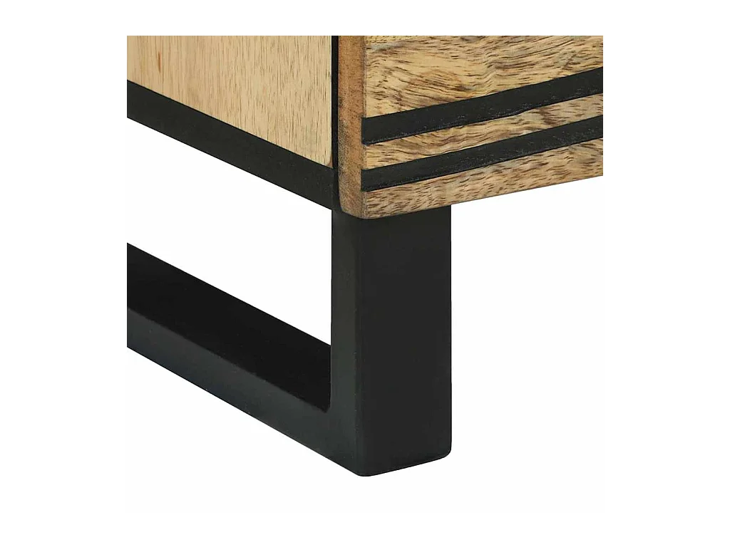 Meuble TV Marron 70 x 33 x 46 cm bois de manguier massif