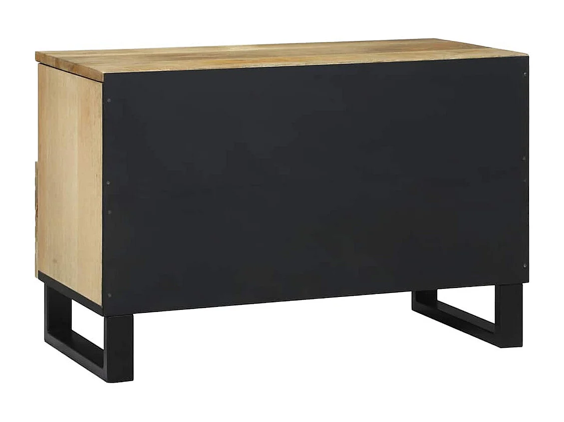 Meuble TV Marron 70 x 33 x 46 cm bois de manguier massif