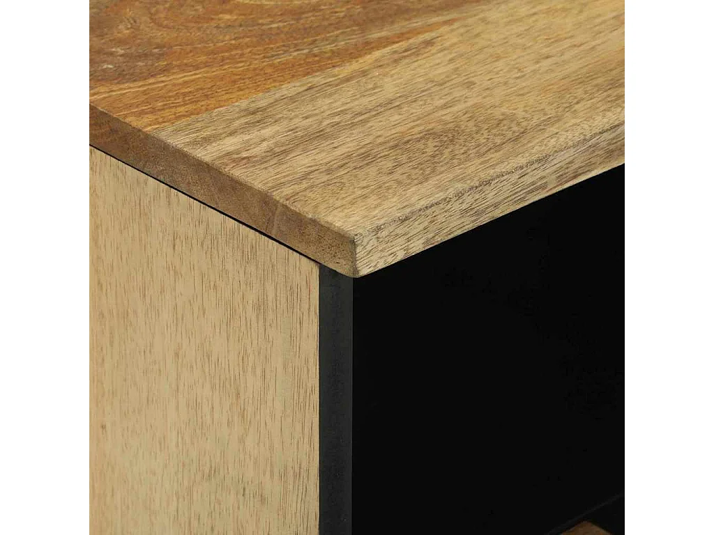 Meuble TV Marron 70 x 33 x 46 cm bois de manguier massif